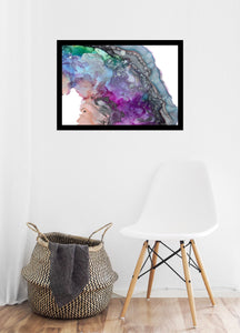 Agate Slice Wall Art Gemstone Artwork from Studio Shante Amour