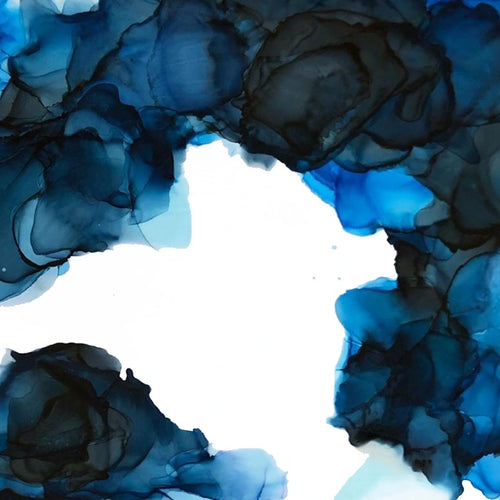 Bleu Man Group Art Close Up - Blue Abstract Art - Studio Shante Amour