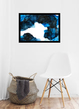 Load image into Gallery viewer, Bleu Man Group Art Mock Up - Blue Abstract Art - Studio Shante Amour