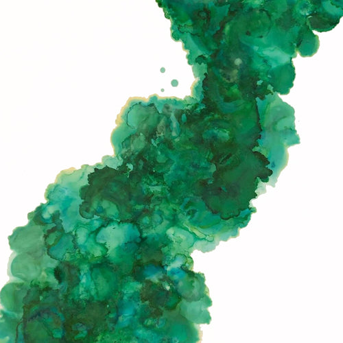 Creeping Algae Wall Art - Close-Up of Fluid Art Home Decor - Studio Shante Amour