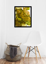 Load image into Gallery viewer, Mellow Yellow Wall Mock Up - Yellow Ink and Acrylic Wall Art - Studio Shante Amour