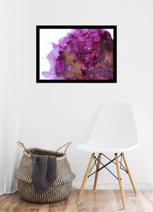 Violet Beauregarde Purple Ink Gallery Wall Mock Up - Studio Shante Amour